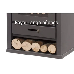 Poêle à bois avec four – BELLEZA DELUXE F – 11kW